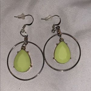 YELLOW STONE EARRINGS